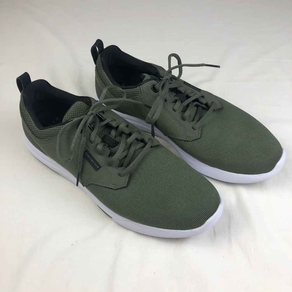 TRAVIS MATHEW The Daily II Knit Shoe Men's Size US 12 Dark Olive Green 1MAA2214